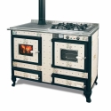 Cuisinière à bois bouilleur Mixte Wekos 120 LGE Rustica