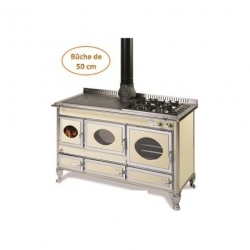 Cuisinière À Bois Combiné WEKOS 360 LGE/SF INOX