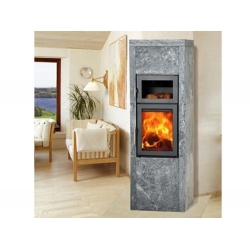 poêle à bois scandinave Heta Scan-line 40 B avec four